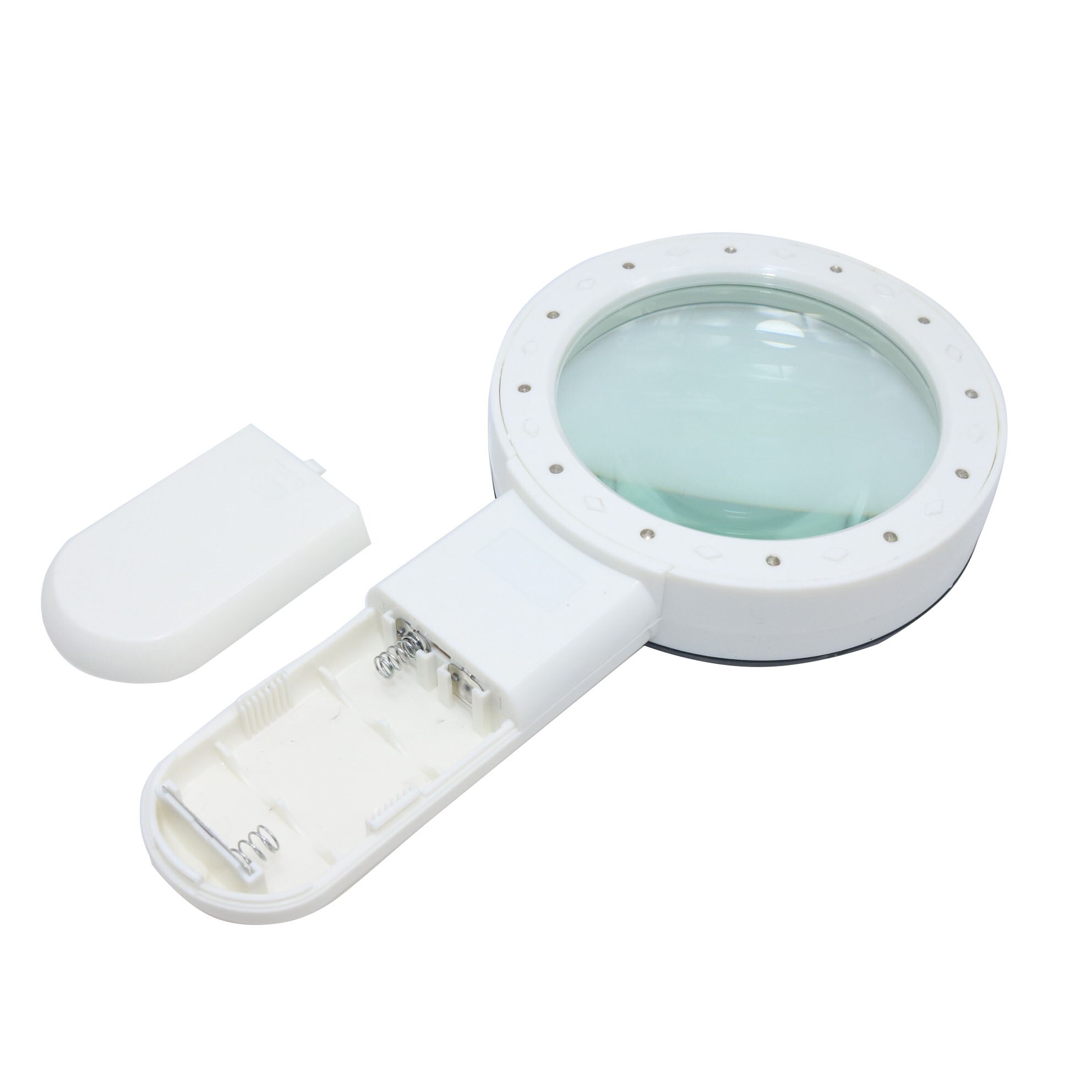 1pcs 30X 12LED Lights High Magnification Magnifying Glass Double Lens Upgraded Magnifier Lamp Magnifying Glass