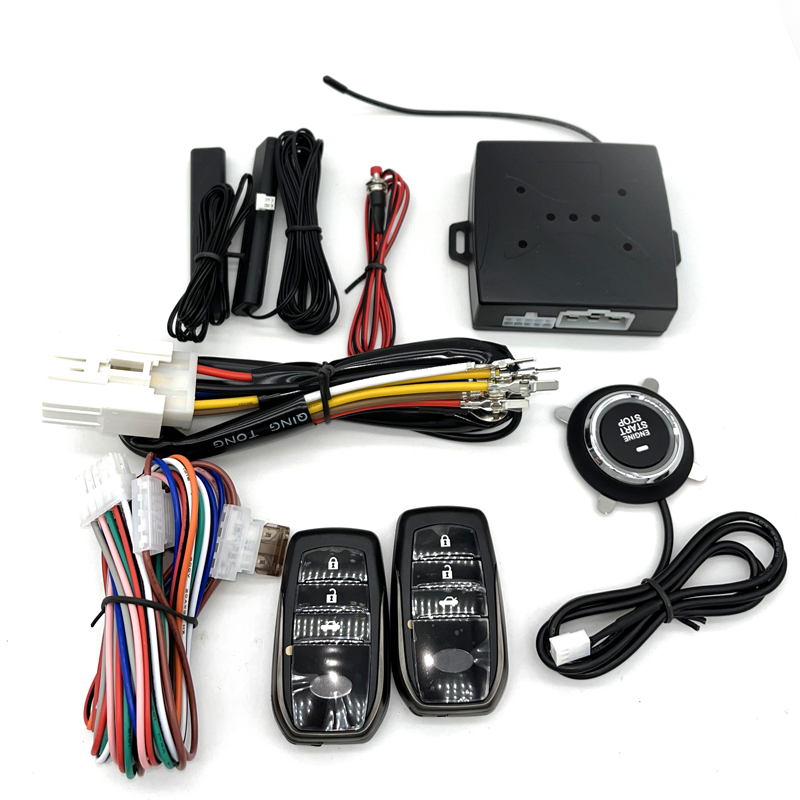 auto start stop keyless entry system engine start alarm system for Toyota
