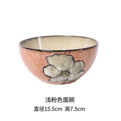 Ceramic Soup Basins Soup Bowl Fruit Salad Bowls with Lids Hotel Restaurant Tableware Snack Desserts Tray Cooking Plates: 6 inch 5