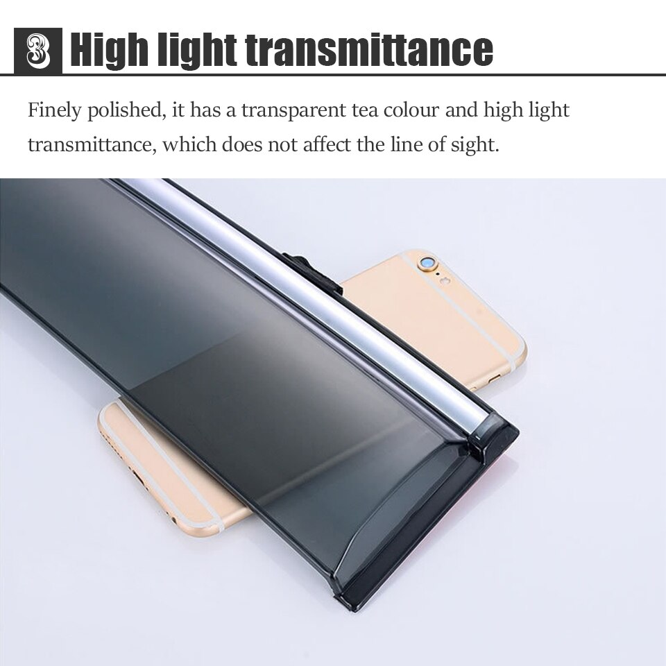 1Set For BMW X1 E84 Car Side Windows Wind Deflectors Tinted Sun Visors