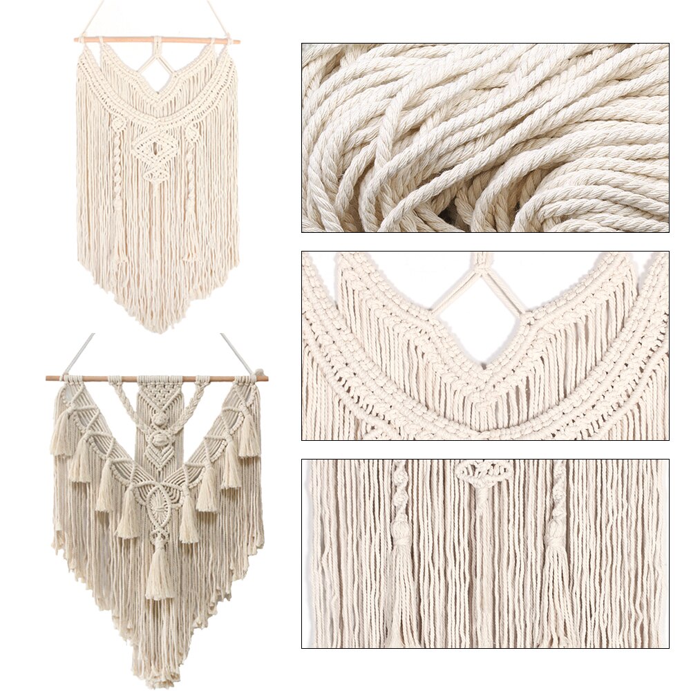 1pcs Macrame Wall Hanging Tapestry Wall Decor Boho Chic Bohemian Woven Art Beautiful Dorm Home Decoration