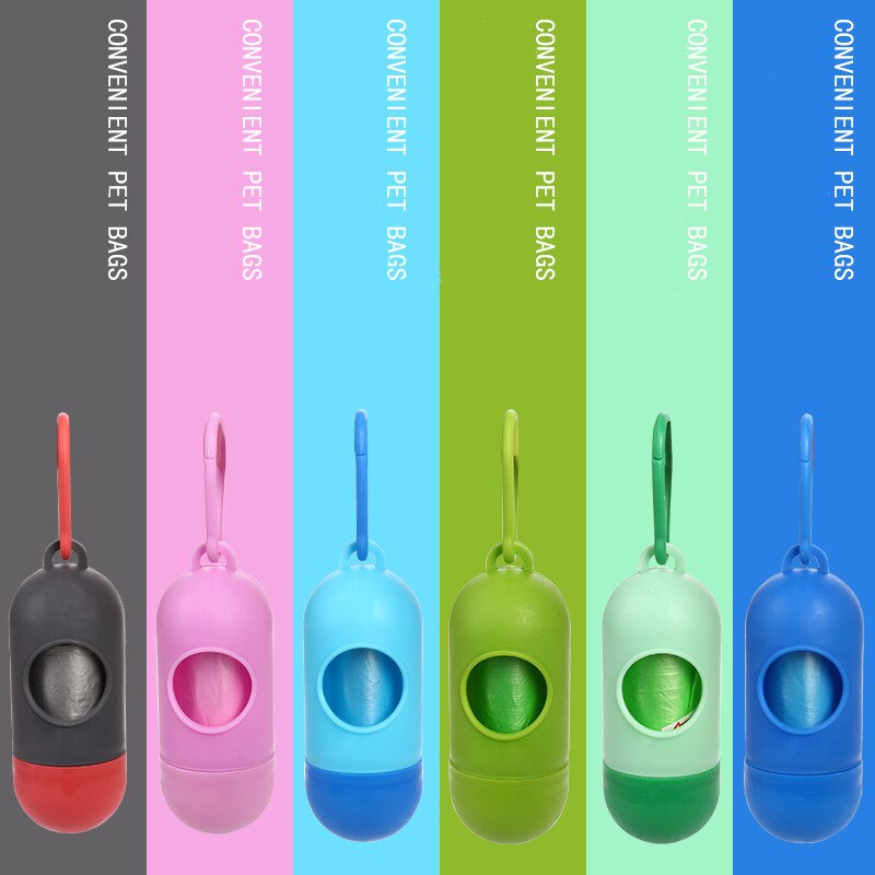 Portable Dog Trash Can Garbage Cleaning Dog Poop Bag Outdoor Dog Cleaning Bag Pet Accessories Supplies