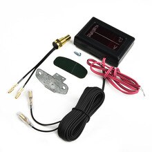 Cable Water Temperature Voltmeter M10 Voltmeter Water Temp Sensor 2 in 1 3-Digit