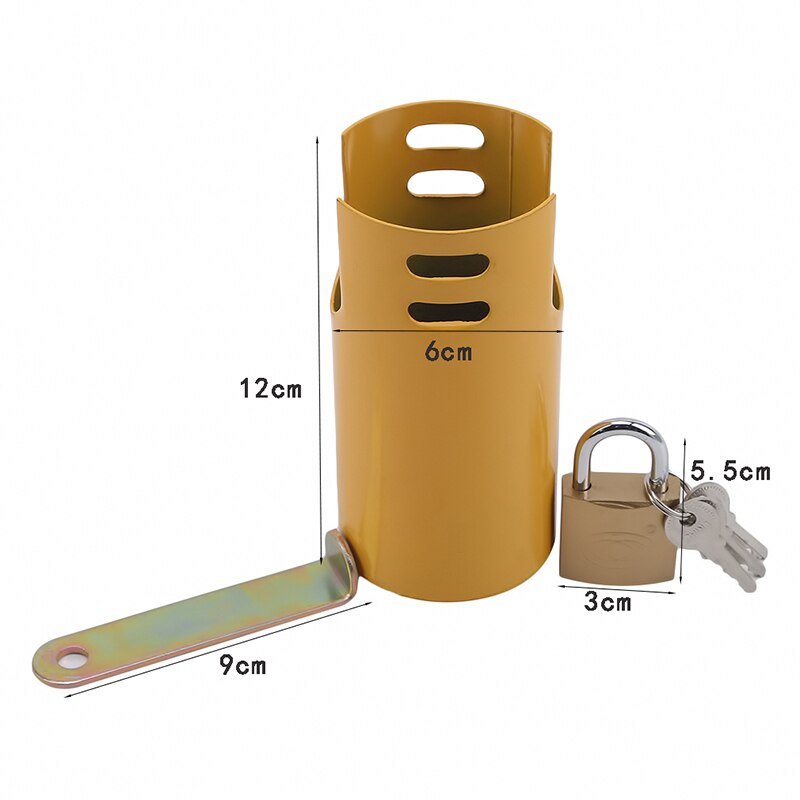 1 Set Outdoor Faucet Lock Tap Outdoor Garden Tap Valve Padlock Protection Home Improvement Faucet Accessories