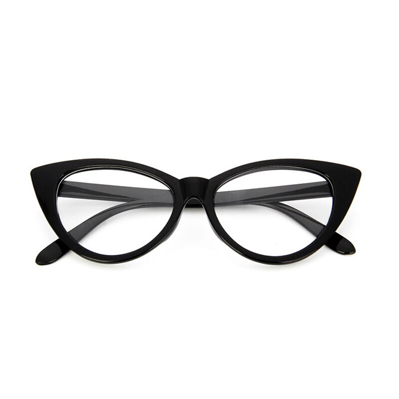 Elbru 2022 Classic Glasses Frame Female Retro Clear Lens Eyeglasses Frame Women Men Oversized Cat Eye Eyeglasses Frames