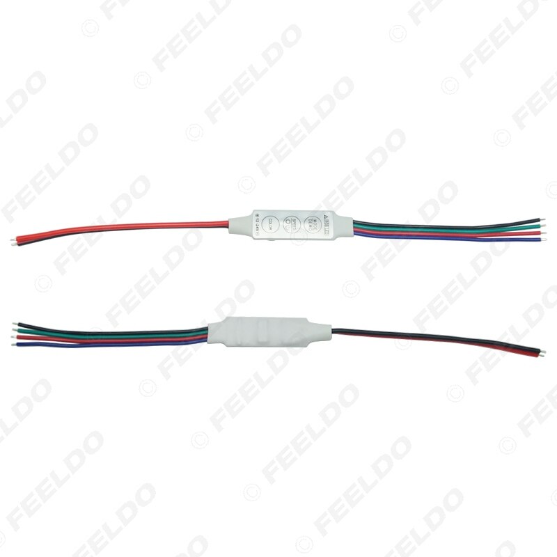 FEELDO DC12V~24V LED Flasher Module Flash Strobe Controller With 4-Wire Connecotr For LED Strip Light #CA3965
