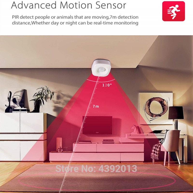 Bewegingssensor pir detector tuya zigbee/wifi sensor smart life tuya draadloos domotica smart home beveiligingssysteem google home mini