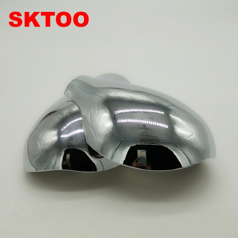 SKTOO Accessories FIT FOR PEUGEOT 206 SW CC DOOR SIDE WING MIRROR CHROME COVER REAR VIEW CAP Rearview mirror cover