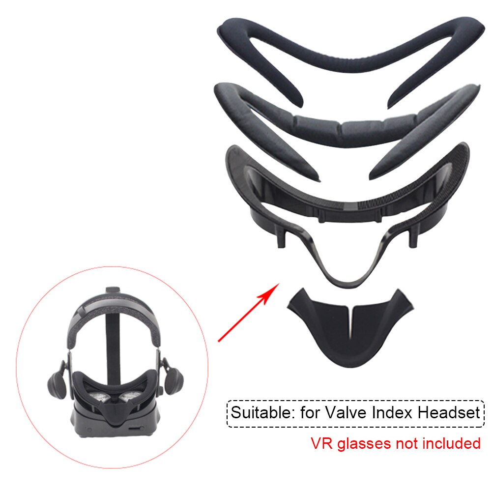 4 Stuks Vervangende Onderdelen Anti Lekkage Neus Pad Installeren Facial Interface Beugel Vr Lens Cover Set Voor Klep Index headset