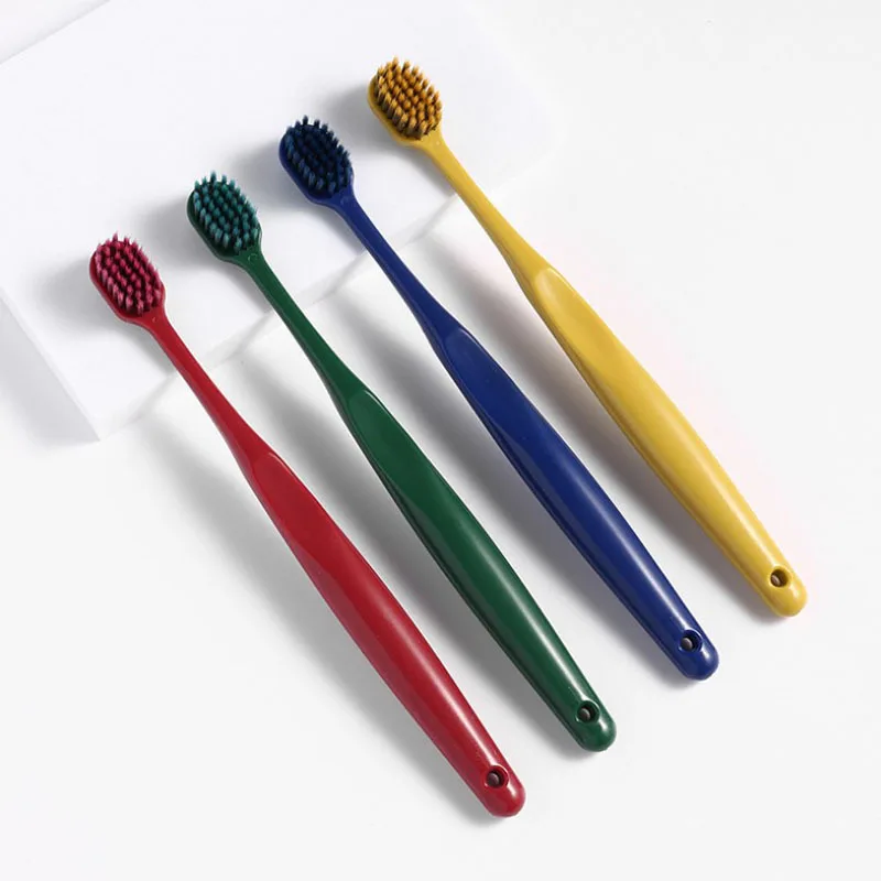 4Series Soft-haired Wide-headed Toothbrush Bamboo Whiten Brush Eco-friendly Whiten Couple PortableToothbrushes Dental Easy Using