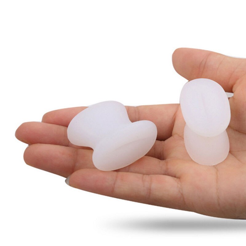 1 paar Silikon Gel Zehe Separator Abstandshalter Ballen Haarglätter Daumen Hallux Valgus Korrektor Orthopädische Schmerzen Linderung Fußpflege Werkzeug