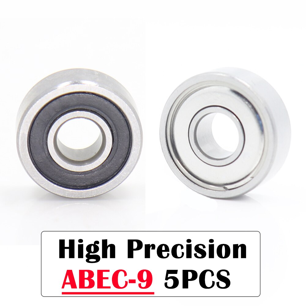 605ZZ/RS Bearing ABEC-9 5*14*5 mm ( 5 PCS ) Miniature 605Z 605-2RS Ball Bearings 605 ZZ RS