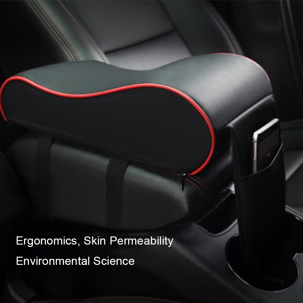 Lederen Auto Centrale Armsteun Center Console Styling Armsteun Comfortabele Arm Rest Seat Beschermende Pad Mat Kussen Kussensloop