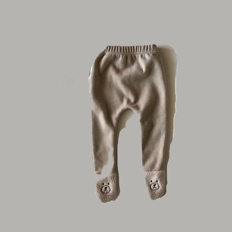 Kinderen Meisje Broek Mode Hoge Taille Lange Broek Kinderen Broek Baby Meisjes Jongens Leggings Katoen Grote Pp Broek lente Herfst: brown / 12m