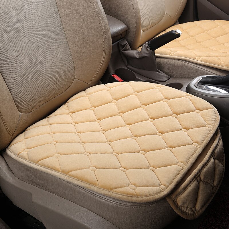Stof Auto Bekleding Vier Seizoenen Voor Achter Vlas Kussen Ademende Protector Mat Pad Auto accessoires Universele Voor Alle Model: WPD02203A