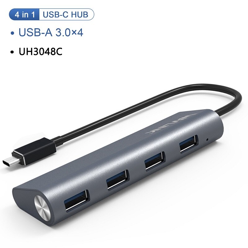 Wavlink USB-C Centrum kompatybilny z HDMI adapter wideo konwerter sygnału rodzaj-c mini stacja dokująca dla systemu okna prochowiec OS rozdzielacz Centrum na USB: UH 3048C