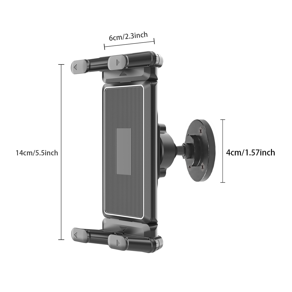 Tablet Wall Mount, 360° Rotation Tablet Holder Stand, Sturdy Base, Kitchen Wall Mount Compatible with iPad/iPhone/All 4.7-15 In