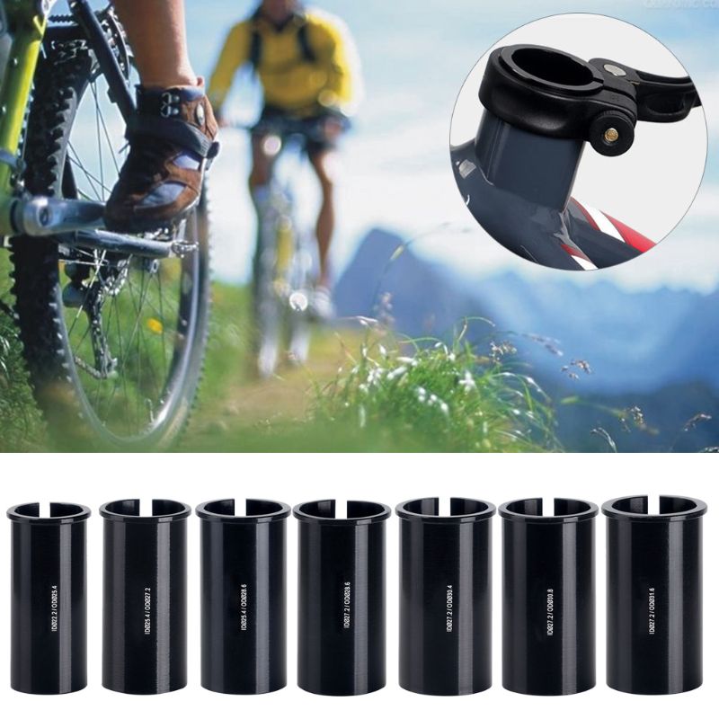 Aluminum Alloy Bicycle Seatpost Sleeve Convert Seat Post Tube Conversion Adapter 22.2/25.4/27.2/28.6/31.6mm