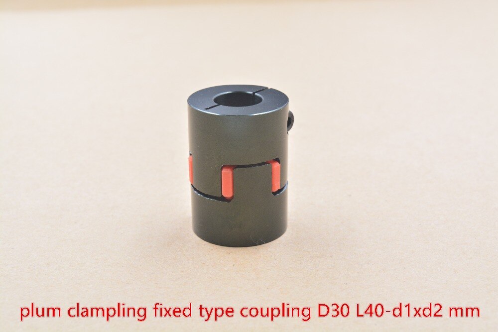 ball screw coupling black D30mm L40mm blue star plum shaped clamping flexible coupling shaft coupler encoder stepper motor