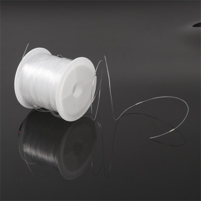 0.2/0.3/0.4/0.5/0.6/0.7/0.8mm 1 Roll Fish Line Wire Clear Non-stretch Strong Nylon String Beading Cord Thread Jewelry DIY