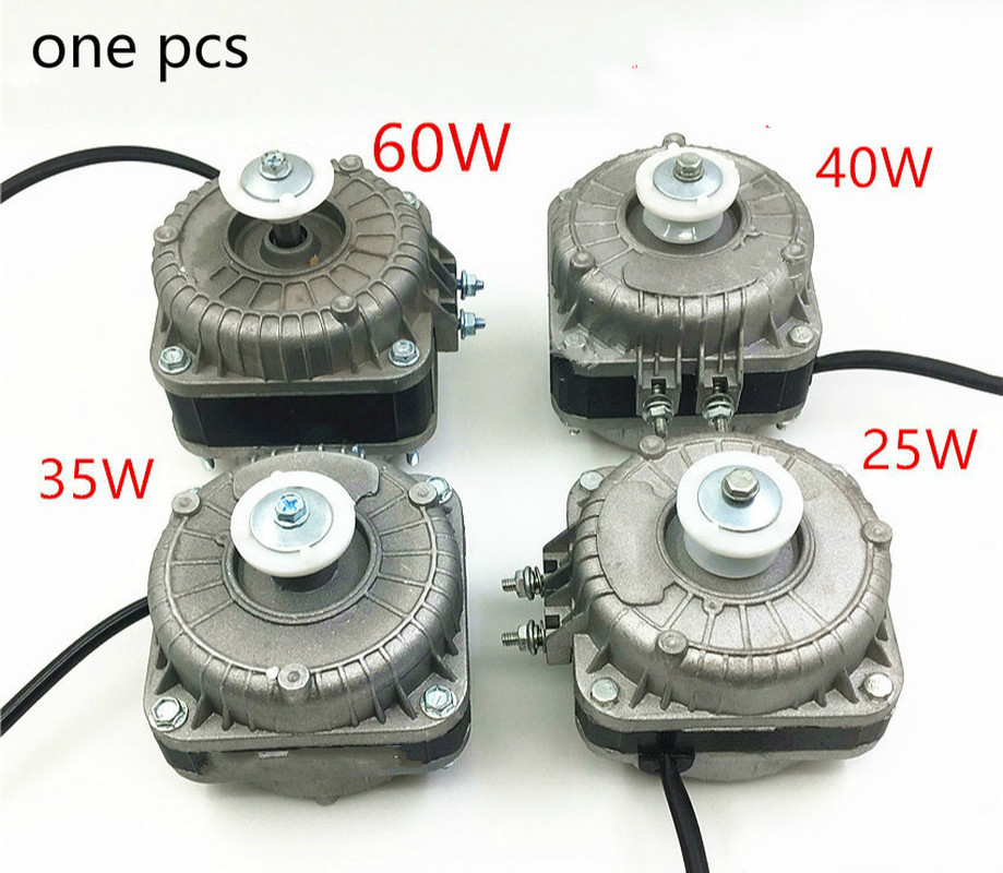 Shadow pole motor asynchronous refrigerator motor freezer motor wind condenser fan motor replacement parts 220v 25/35/40/60W