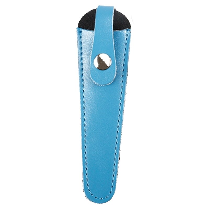 2Stck Blau Leder Haar Schere Beutel Einzigen Stück in Kuh Leder Dauerhaften Einsatz Salon Werkzeuge Tasche Haar Zubehör & verrotten