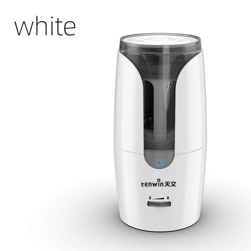 Automatic Electric Pencil Sharpener Mechanical Pencils Sharpener With USB For Student School Office Supply: White