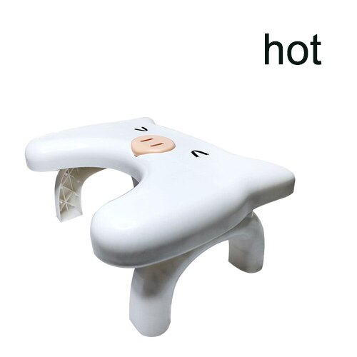 U-Shaped Squatting Toilet Stool Non-Slip Pad Bathroom Helper Assistant Foot seat Relieves Constipation Piles 43*31*28cm: 01