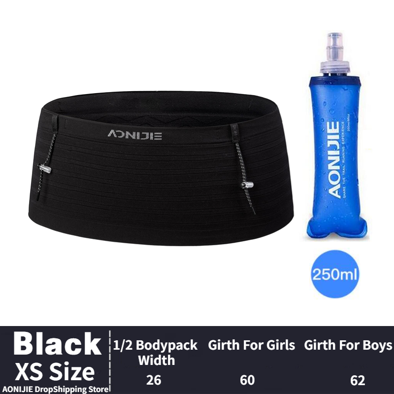 AONIJIE W8116 Neueste Gewebte Elastische Sport Taille Pack Laufende Rennen Nummer Gürtel Für Triathlon Marathon- Radfahren Bergsteigen