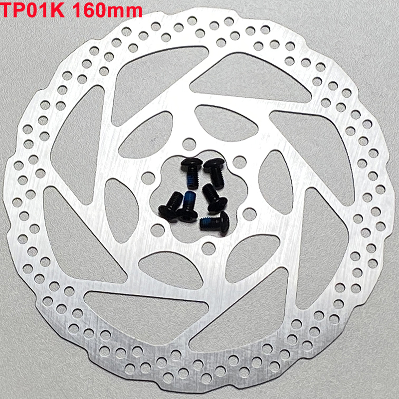 2Pcs G3 HS1 180Mm 160Mm 6 Inch Roestvrij Stell Rotor Schijfrem Voor Mtb Mountain Road Cruiser fiets Fietsonderdelen: TP01K 160MM