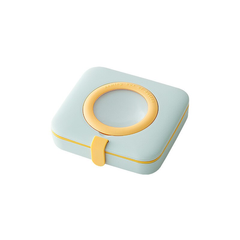 21 Pcs/set Portable Needle and Thread Set, Travel Household Sewing Kit, Sewing Organizer, Home Supplies, Travel Accessories: Light Green