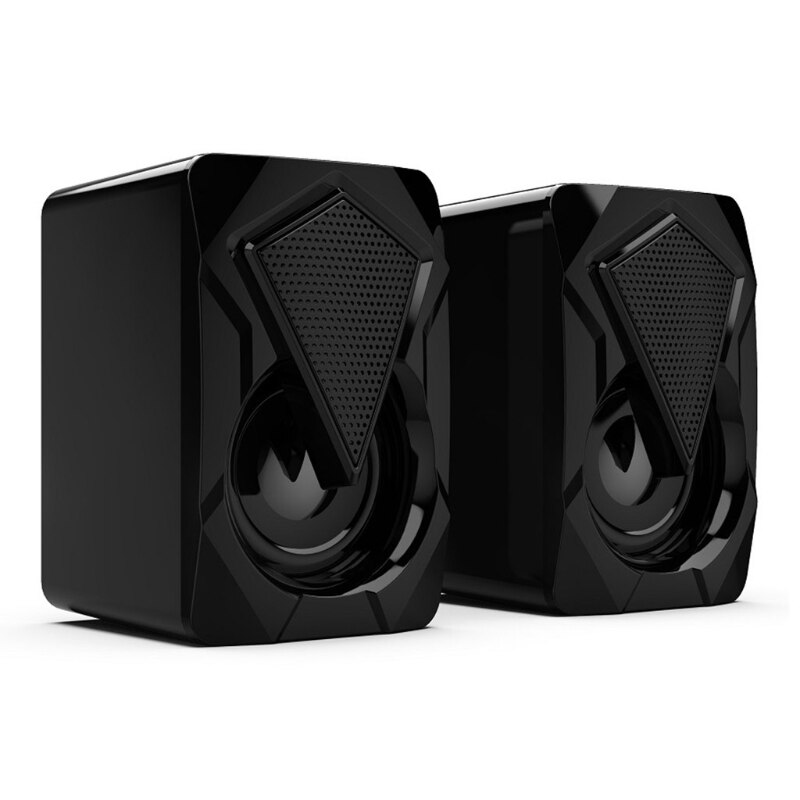 USB Computer Speaker Laptop Speaker with Stereo Sound &amp; Enhanced Bass Portable Mini Sound Bar for Windows PCs Desktop