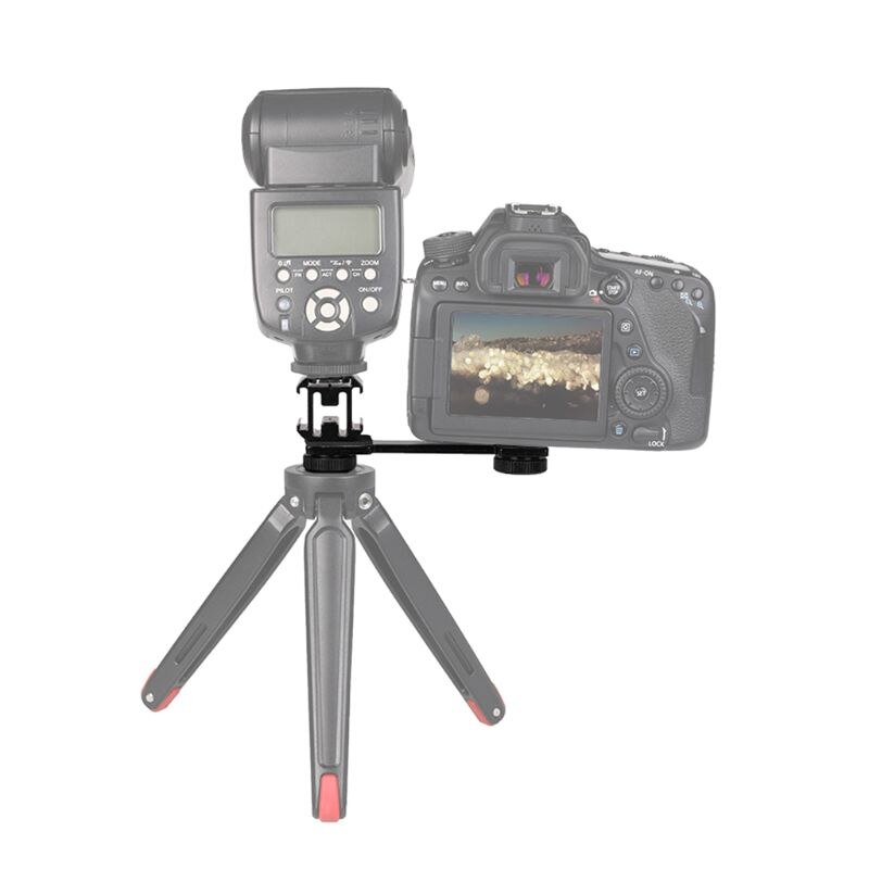 1einstellen verdreifachen Heißer Schuh montieren Adapter Verlängerung Halterung Halfter für Zhiyun Glatte 4