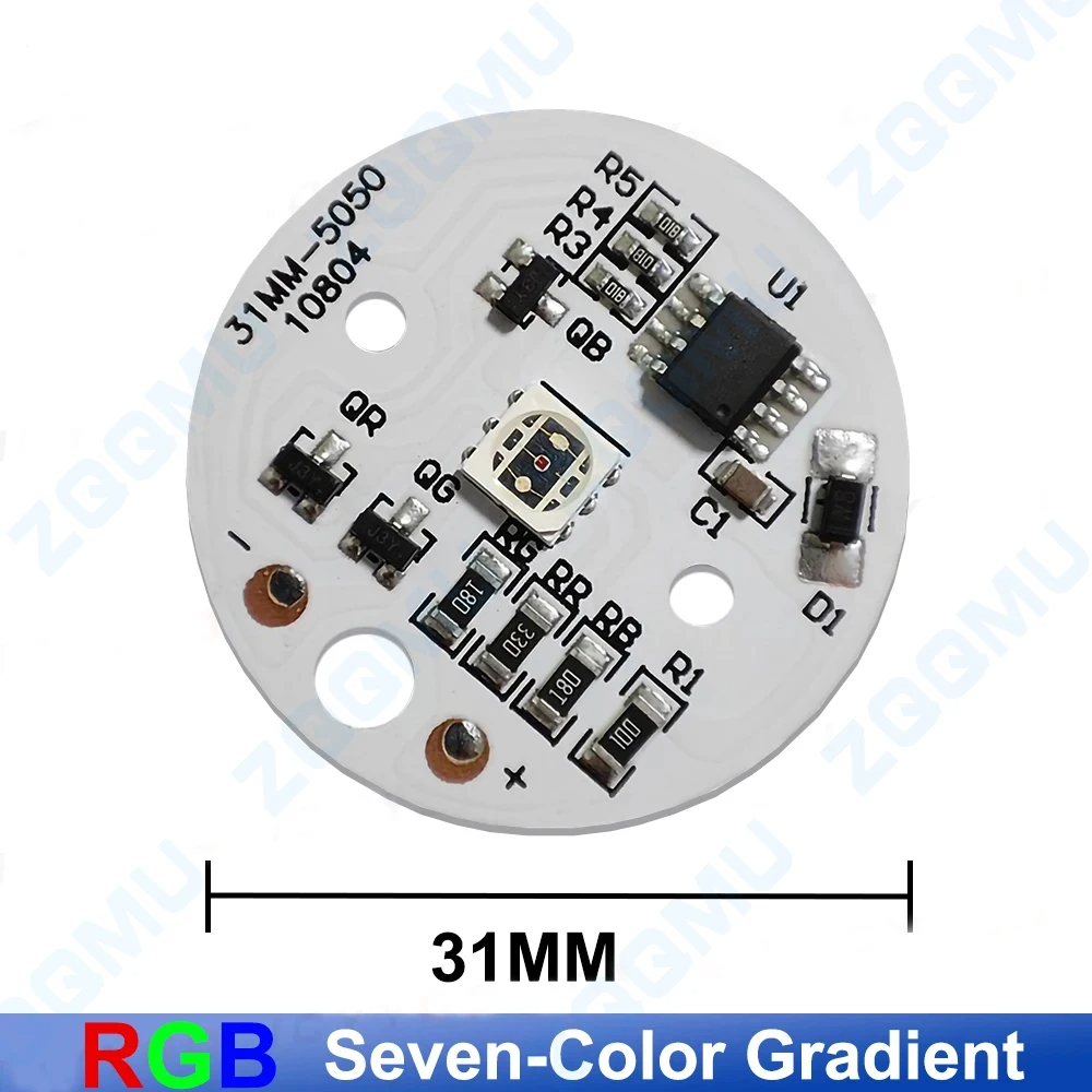 1 stk. led  dc5v farverige gradient rgb lyspaneler 38mm lyskilder med fjernbetjening til gør-det-selv bøgetræslampe led scenelys: Lavendel