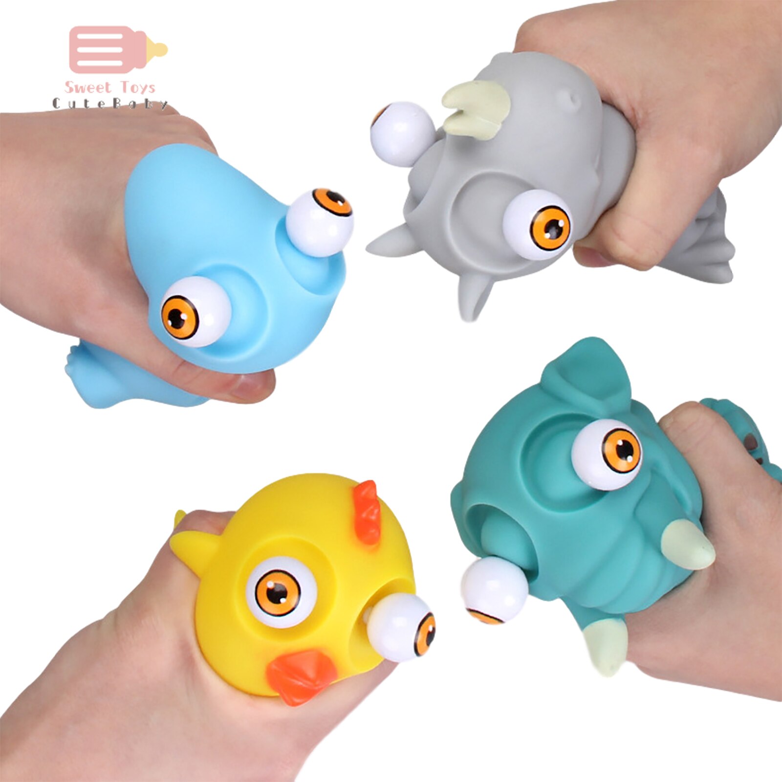 Bambola accattivante pop fuori giocattoli Antistress animali Squishy spremere giocattoli morbidi di sfiato giocattoli Antistress Halloween regali ingannevoli