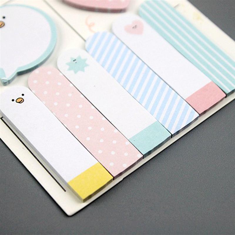 3pcs Schedule Marker Memo Pads Marker of Page Sticky Notes Message Sticker School Office Supply Stationery (Random Pattern)
