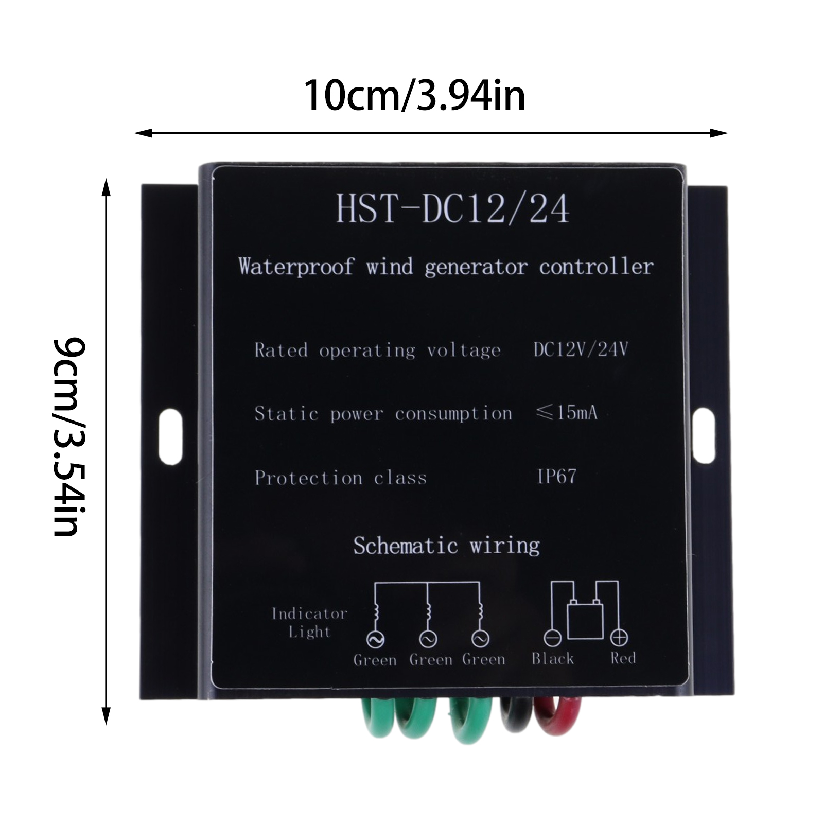 Contrôleur d'éolienne étanche universel 2000W, 12/24V, contrôleur de Charge de batterie, régulateur de tension, Charge MPPT