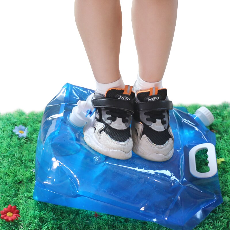 5L/10L Outdoor Water Container Bag With Tap Foldable Portable Drinking Camp Hiking Cooking Picnic BBQ Carrier Car Water Tank