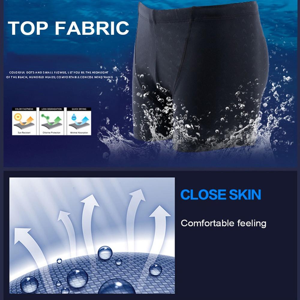 Swimming Trunks Men Waterproof Quick-drying Shorts Athletic Waterproof Beach Square Swimsuit Swimwear Surf Board Bathing Suit
