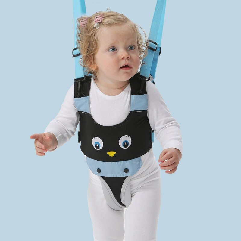 Arnés para caminar para bebés, Asistente para caminar para niños, cinturón protector negro para aprender a caminar y levantarlo