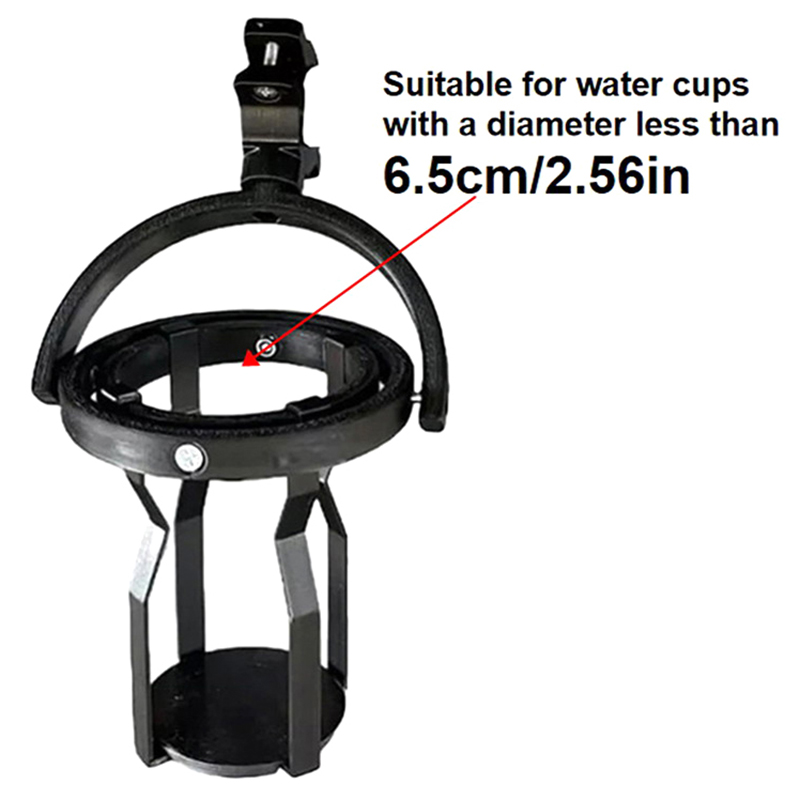 Gyroscopic Cup Holder 3D Printed Motorcycle Drink Holder No Spill Self Leveling Cup Holder Clamp Adjustable Hanging Cup Holder