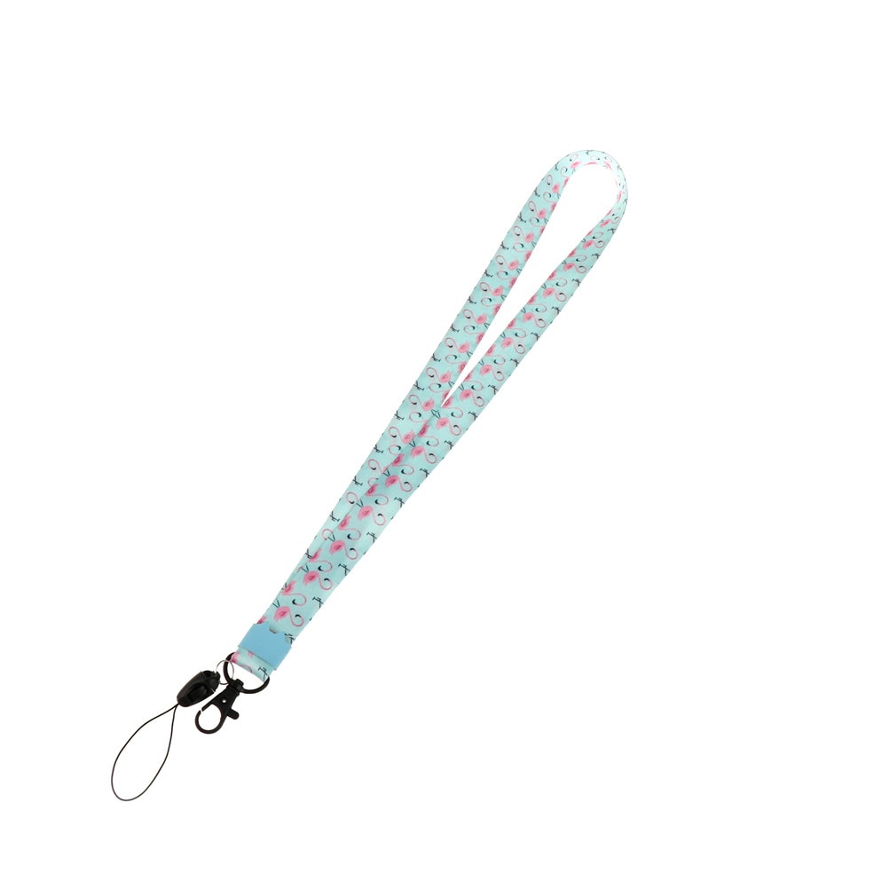 1pcs Cartoon Print Mobile Phone Neck Strap Cute Keys Lanyards ID Card Hang Rope ID Badge Holder Party about 45cm