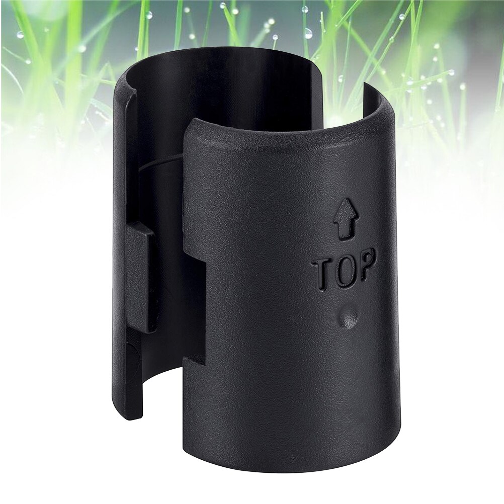 50PCS/Set 19.0 Wire Fixed Plastic Clip For Pipe And Bamboo Pipe Fixing Shelf Lock Clips(Black): Default Title