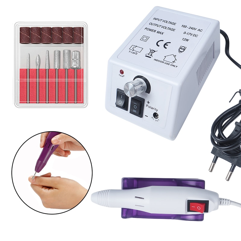 20000 tpm nagelboormachine elektrische manicuremachine frees voor manicure gel nagelriemverwijderaar boorvijl nagelkunstlakmachine