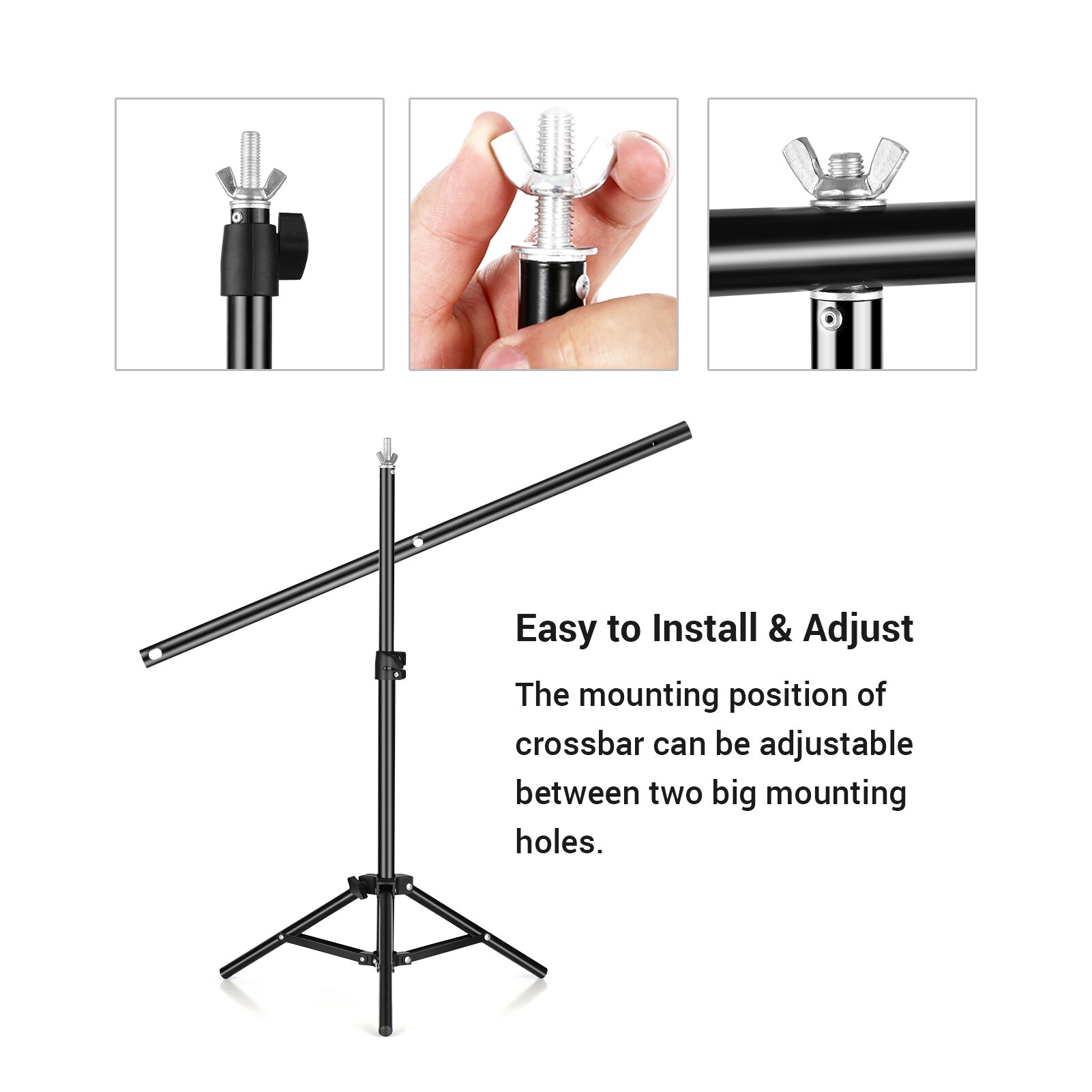 75cm * 70cm przenośne w kształcie litery T metalowe fotografia tło stojak wspornik metalowy system wsparcia dla kluczowania kolorem tło Zielony ekran