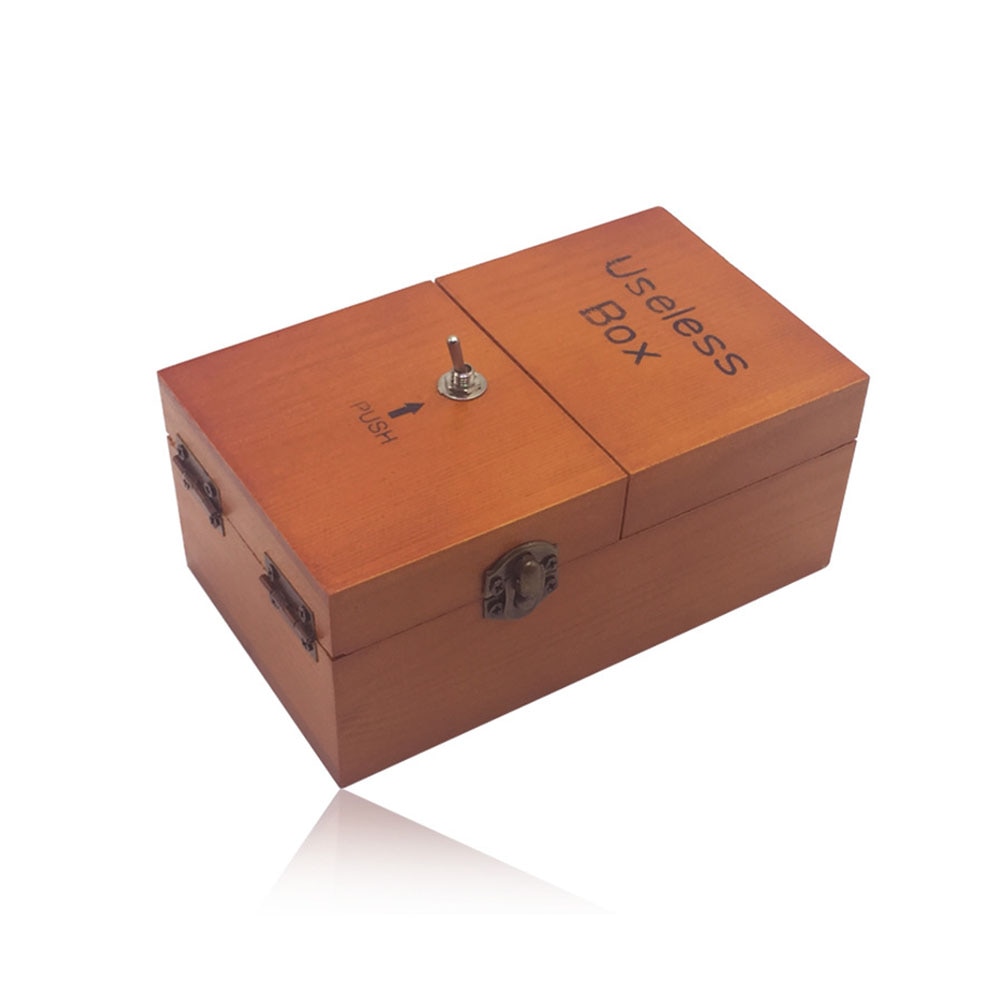 Caja se apaga sola en caja máquina completamente montada en caja casa Oficina truco práctico bromas niños divertido: Default Title
