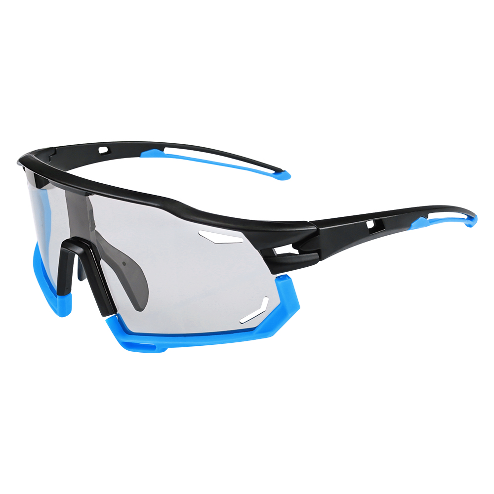 Photochromic Sports Glasses Men's and Women's Polarized Bike Eyewear Mountain MTB Cycling UV400 Sunglasses Bicycle Road Goggles: green