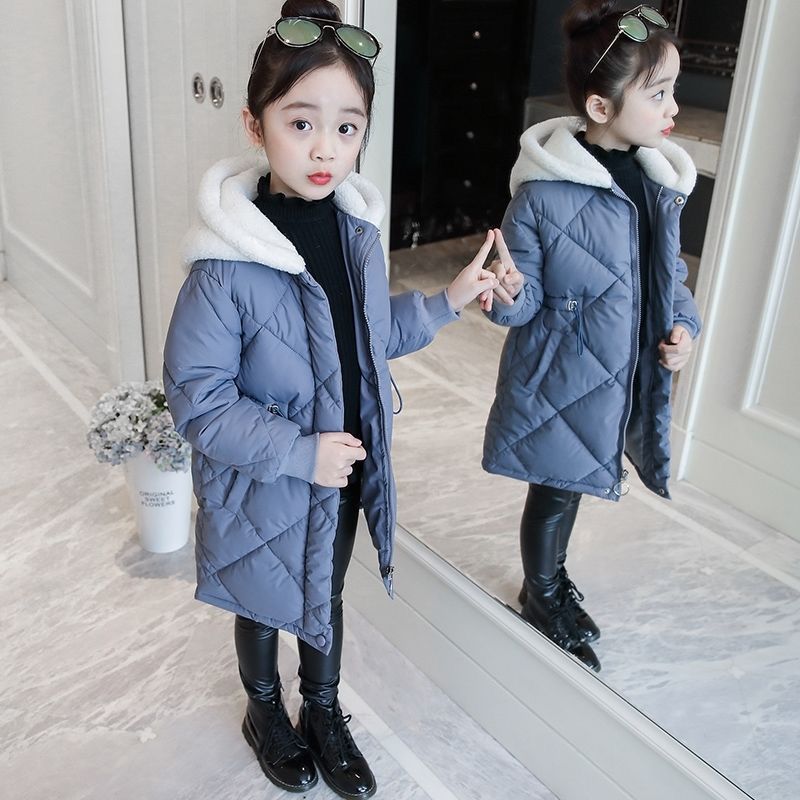 Meisjes Winterjas Warme Jas Kleding Dikke Parka Kinderen Winter Jassen Kids Grote Bont Kap Bovenkleding Voor 4-14years