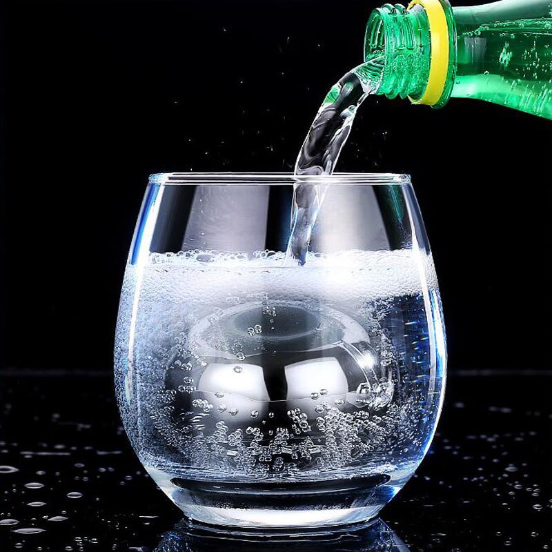 304 Stainless Steel Ice Cubes Reusable Metal Chilling Stones With Whisky Keep Cold for Bar KTV