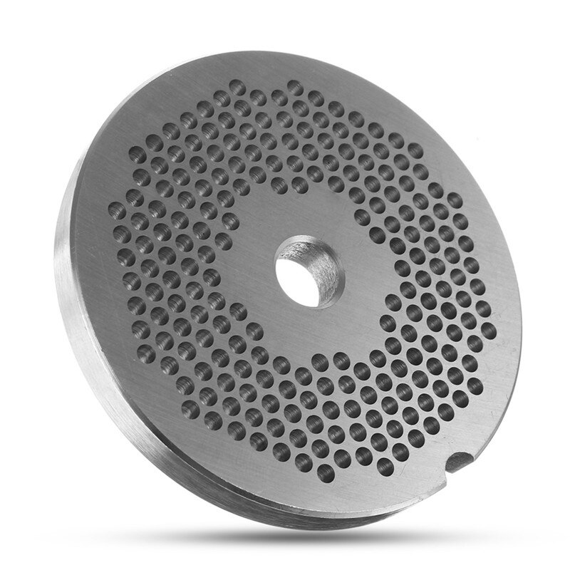 Disco De Placa Para Picadora De Carne - Acero Inoxidable, Agujero De 8 Mm, Repuesto Para Picadoras